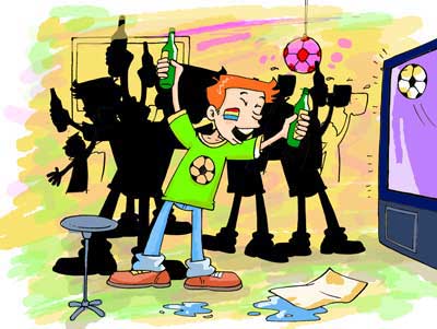 球迷扎堆儿看世界杯:京城看球场所大推荐(图)_