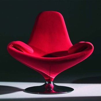 海芋百合花瓣造型马蹄莲椅 享受个性舒适生活