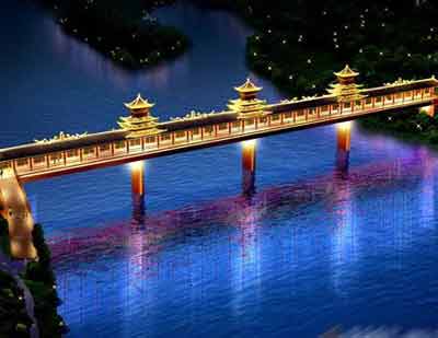 奢华的天桥效果图