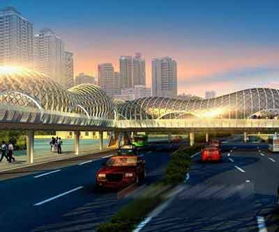 奢华的天桥效果图