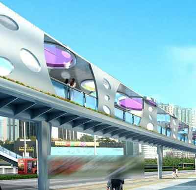 奢华的天桥效果图