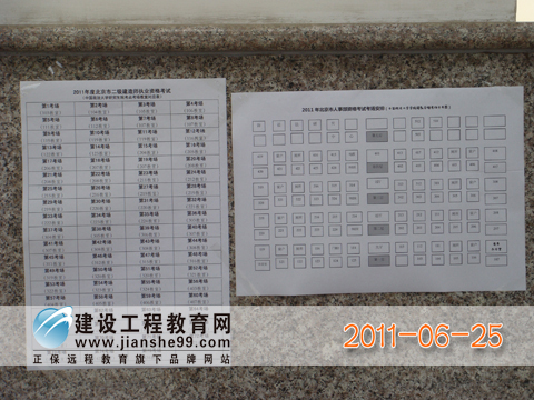 2011年二级建造师考试现场报道(图文)_建设工