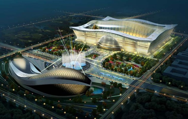 全球最大单体建筑 成都新世纪环球中心广场即将建成_建设工程教育网