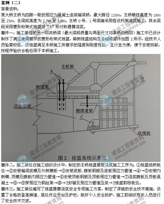 【老师解析】2014年一级建造师《公路》试题及答案解析（案例二）