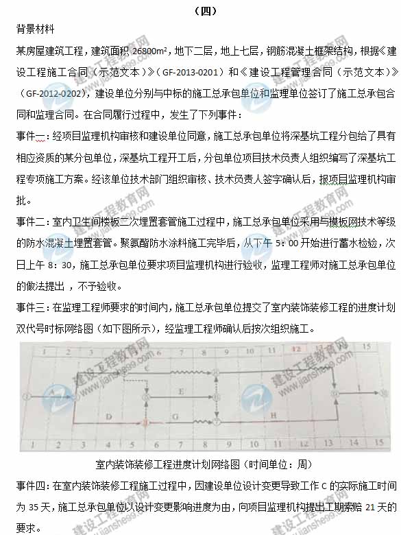 【老师解析】2015年二级建造师建筑实务试题及答案