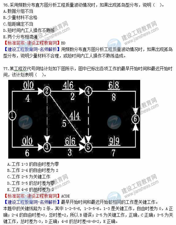 2012年造价工程师《理论与法规》试题及详细答案解析（8）