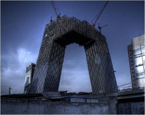 CCTV新总部大楼钢结构安装施工顺序