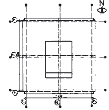 北京国贸三期主楼平面控制网是如何布置的