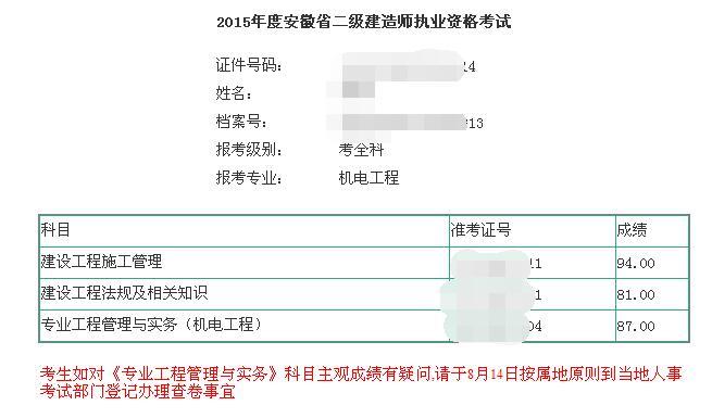 2015年一建查分征文精选：一建、二建均一次高分通过