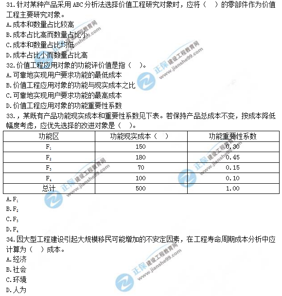 2018年造价工程师《建设工程造价管理》真题
