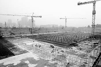 国家会议中心深基础施工全面展开(图)_建设工
