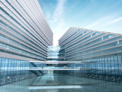 厦门国际物流中心八种设计方案_建设工程教育