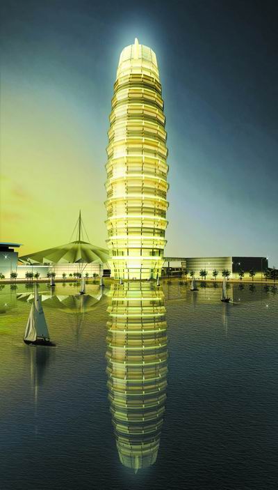 郑州会展宾馆奠基 中部地标建筑全面启_建设工