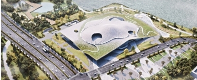 琴台美术馆2020年元月主体结构封顶
