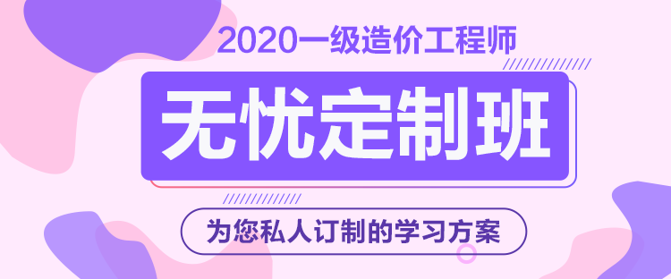 2020年造价工程师无忧通关班
