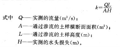 渗透系数