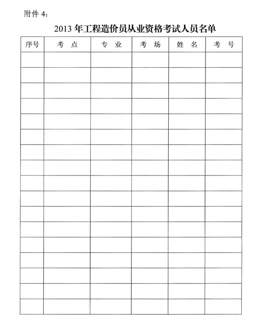 2013年河南省造价员考试时间