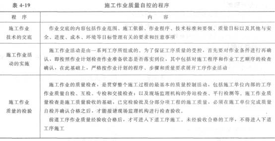 施工过程质量验收