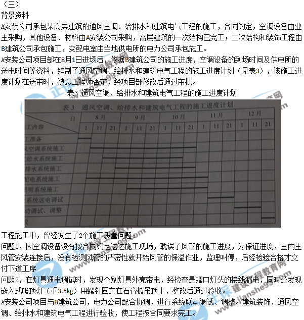 2017年二级建造师《机电实务》试题及答案解析