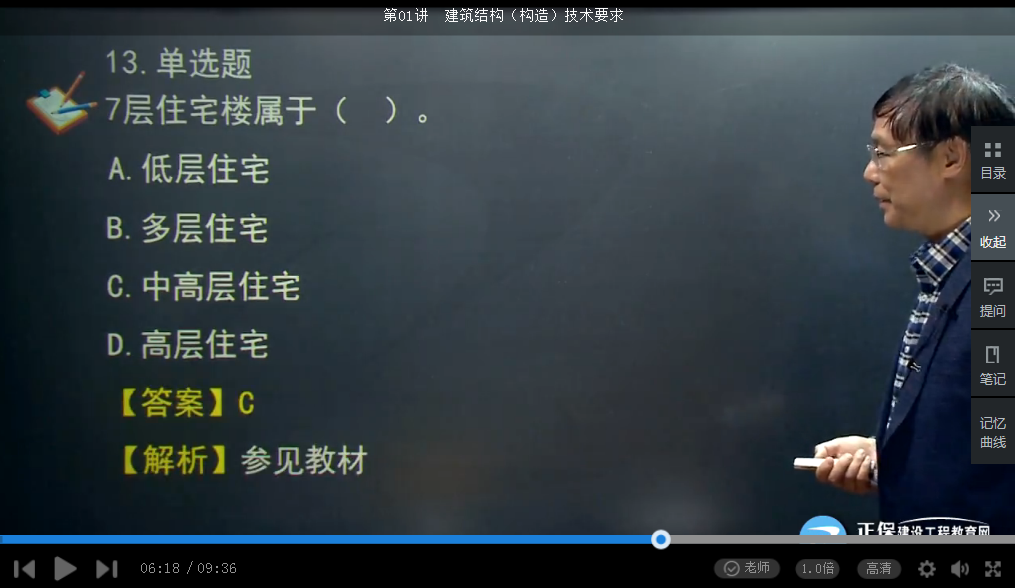2017二建建筑实务试题点评张福生基础学习班