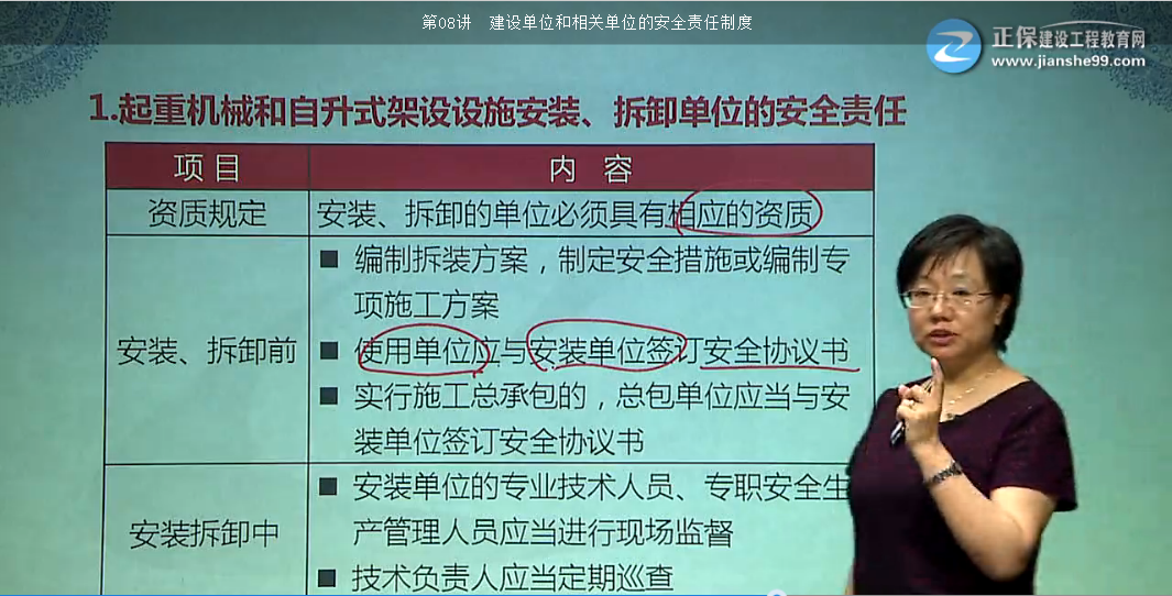 一建法规试题机械设备等单位相关的安全责任【点评】