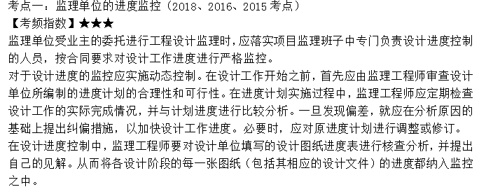 监理工程师考点