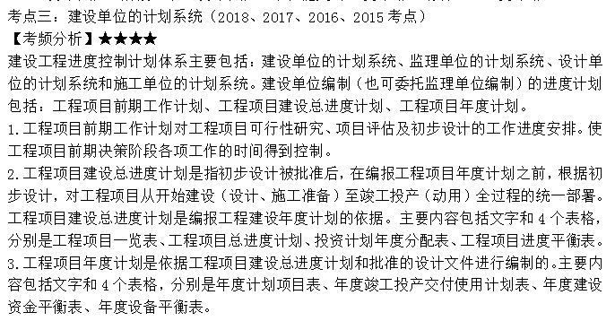 监理工程师考点