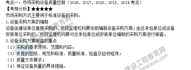 监理工程师考点