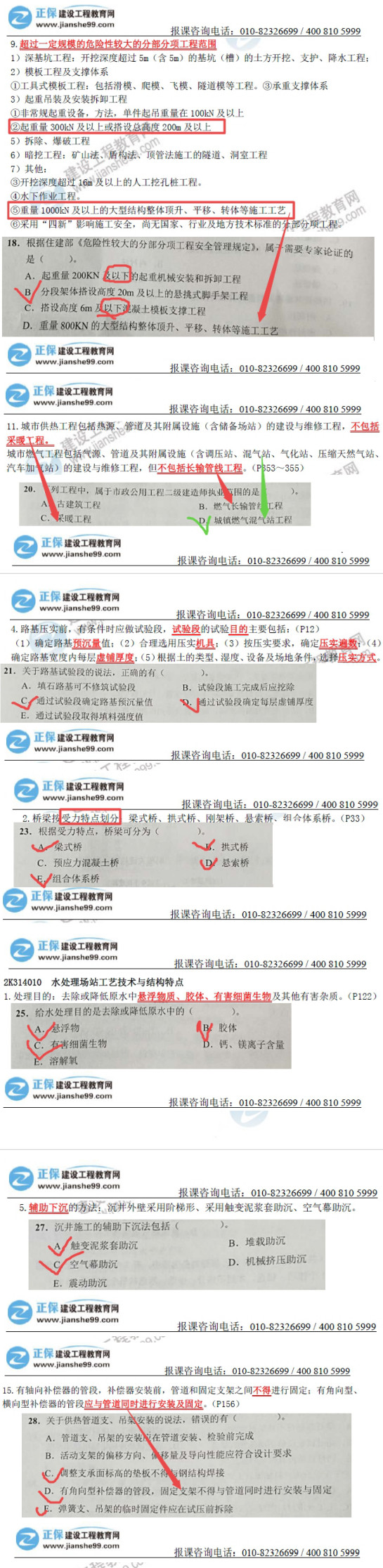 2019年二级建造师市政工程考试考情分析