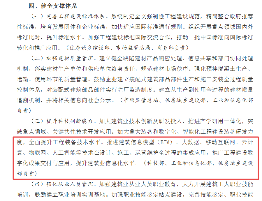 住房城乡建设部BIM发文