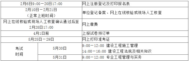 江西二建考务工作计划