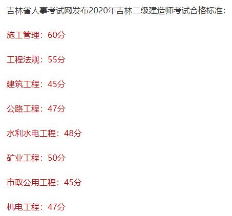 吉林合格标准