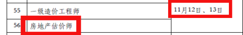 房估考试时间 房估考试时间