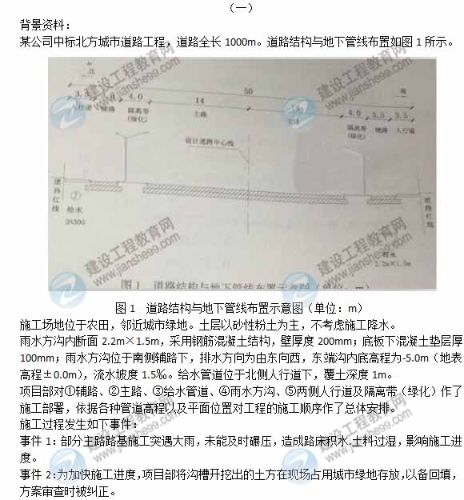 【老师解析】2015年二级建造师市政工程实务试题及答案