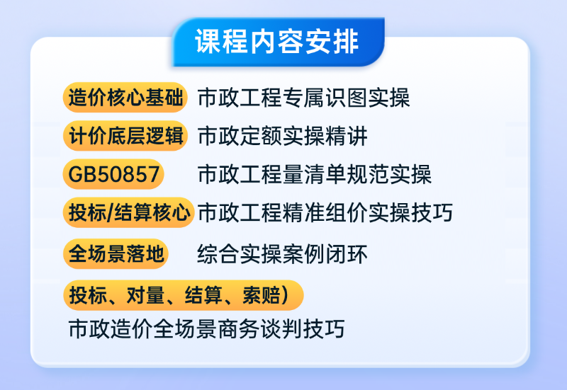 课程内容 课程内容