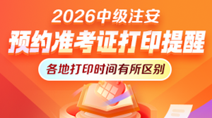 注安准考证打印